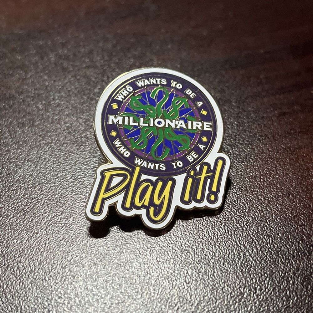 Disney Who Wants To Be A Millionaire “Play It!” Lapel Hat Pin